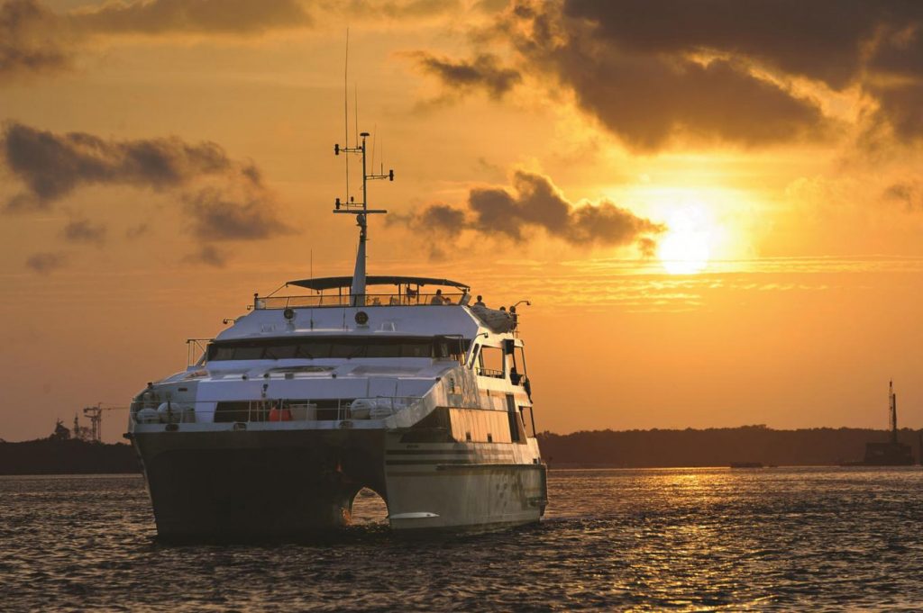 sunset boat cruise bali